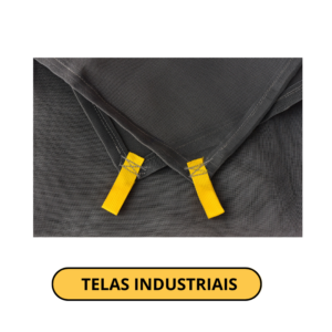 Lona de Tela industrial com alças para amarração e bordas reforçadas com cinta de nylon